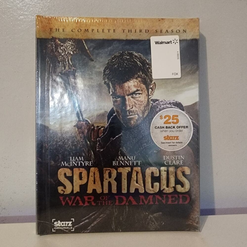 Spartacus: War of the Damned (DVD, 2013) Complete 3rd Season - New